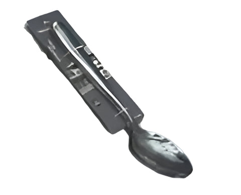 6 Pieces Aluminum Spoon: Lightweight Cooking Utensil for Kitchen or Outdoor Use OM330