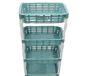 Square Vegetable Rack: Sturdy Storage Organizer for Kitchen and Pantry OM300