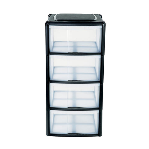 4 Shelf Plastic Storage Drawer for home and office organisation (1) PP1001 Origin Manufacturing