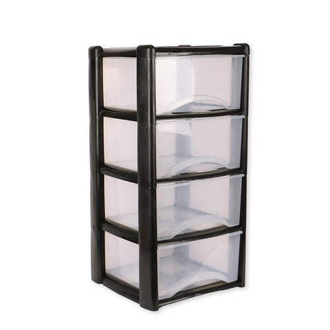 4 Shelf Plastic Storage Drawer for home and office organisation (1) PP1001 Origin Manufacturing