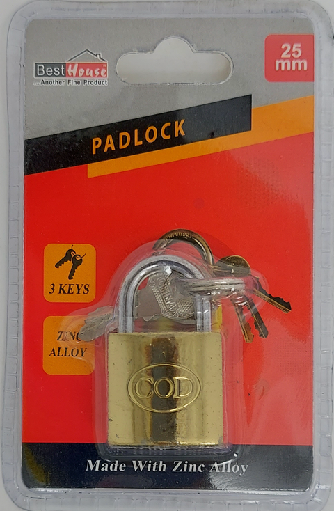 25mm Padlock: Secure Your Belongings with Confidence (240) BB456 Origin manufacturing