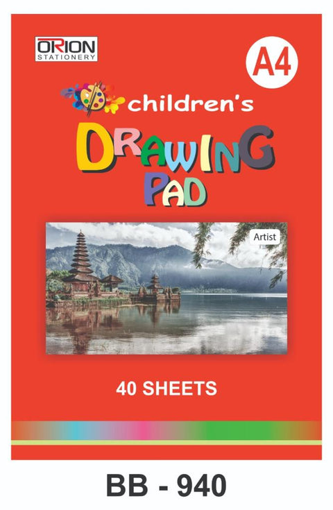 A4 Children's Drawing Pad 40 Sheets: Inspire Creativity and Imagination (48) BB940 Origin manufacturing
