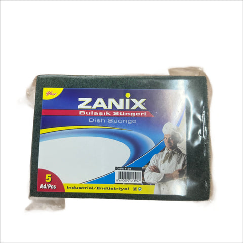 Industrial Sponge Pack of 5: Durable Cleaning Solution for Tough Tasks (48) 4139 Origin manufacturing