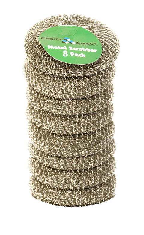 Metal Scourer Pack of 8: Heavy-Duty Cleaning Pads for Effective Scrubbing (48) CD2984 Origin manufacturing