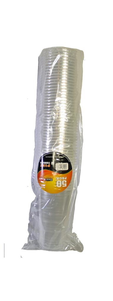 Pint Tumblers 50-Pack Plastic Disposable : Convenient and Practical Solution for Events (20) CD623 Origin manufacturing