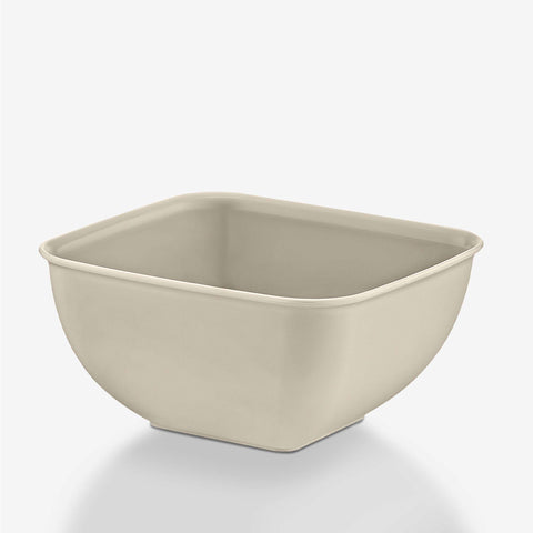 2 Litre Plastic Square Bowl- Versatile Kitchen and Serving Dish for Mixing, Salad, and More (96) E-132 Origin Manufacturing