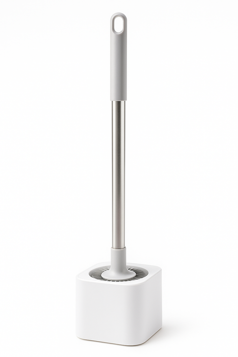 Toilet Brush: Sturdy Cleaning Tool with Holder for Hygienic Bathroom Care OM282