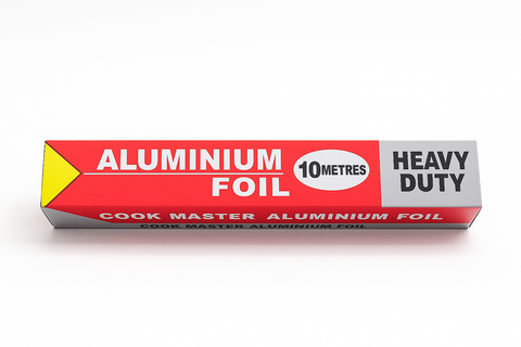 Aluminium Foil 10m: Versatile Kitchen Roll for Cooking, Grilling & Food Wrap OM313