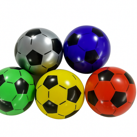 Plastic Football Size 5: Lightweight Ball for Casual Play and Training OM329