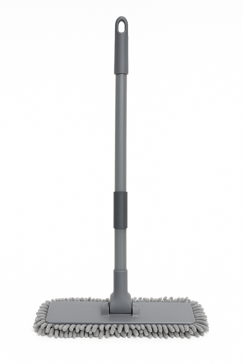 Flat Mop: Microfibre Floor Cleaner for Wet & Dry Use OM336