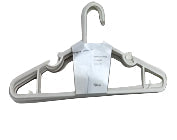 Plastic Coat Hanger: Durable Clothing Hanger for Shirts, Jackets & Outerwear OM249