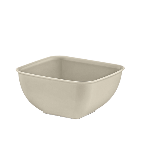 1.3 Litre Plastic Square Bowl- Versatile Mixing, Serving, and Salad Bowl for Kitchen and Dining (192) E-131 Origin Manufacturing