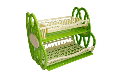 Double Dish Rack Drainer Kitchen Plate Cutlery Cup PLATE GLASS Holder Trays in box (8) ASD097K Origin Manufacturing