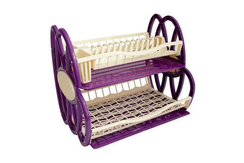 Double Dish Rack Drainer Kitchen Plate Cutlery Cup PLATE GLASS Holder Trays in box (8) ASD097K Origin Manufacturing
