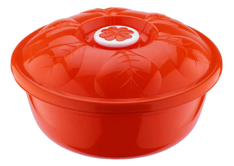 8 Litres Round (size 2) Round Plastic Bowl With Lid For Proofing Salad Fruit Home Kitchen (12) ASD082 Origin Manufacturing